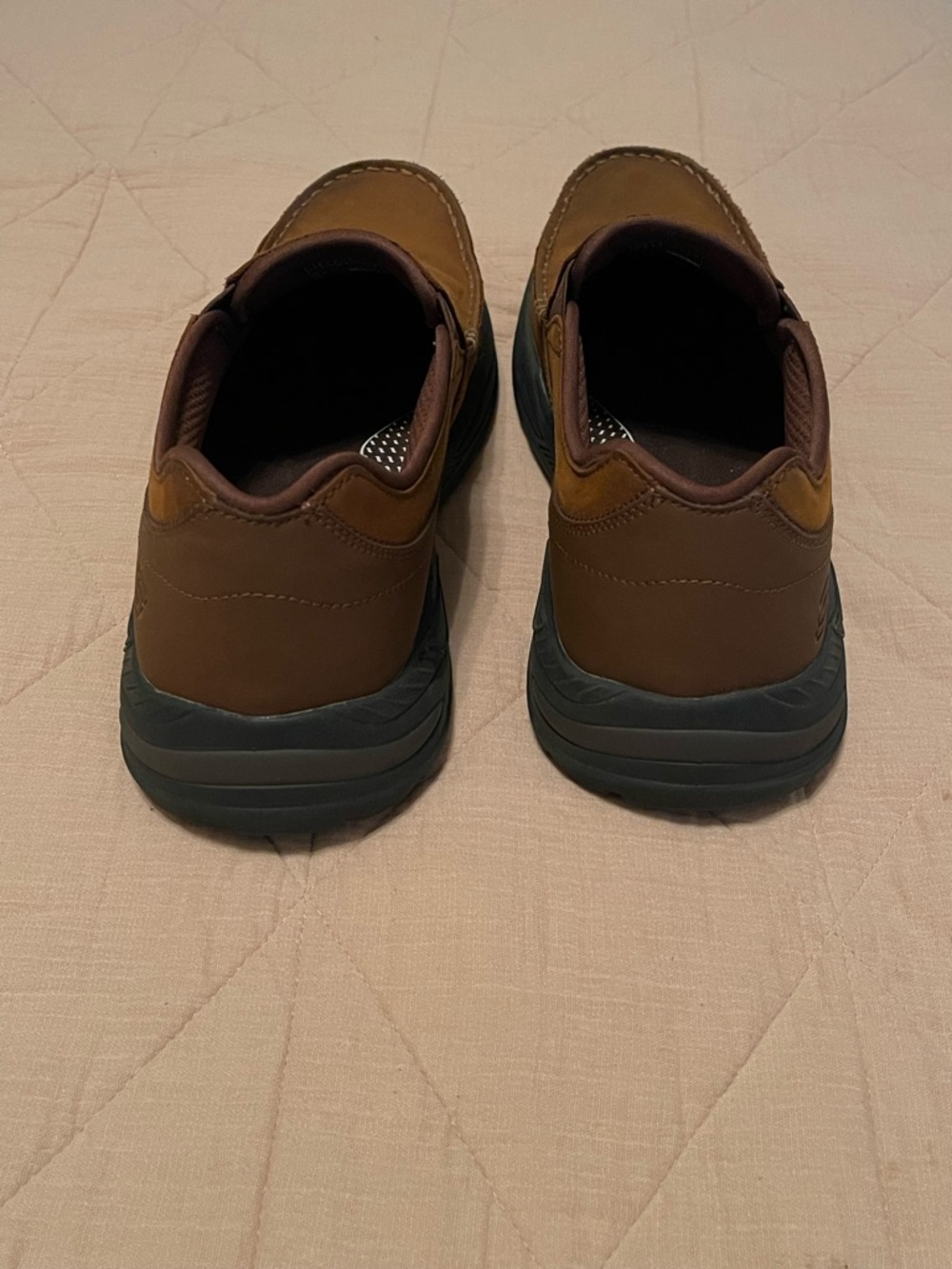 Skechers Brown Leather Slip-On Arch Fit Loafer - Picture 5 of 8
